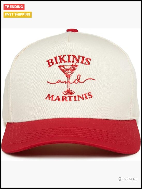 Vintage Canvas Snapback Hat - Adjustable 2 Tone Cap Unisex